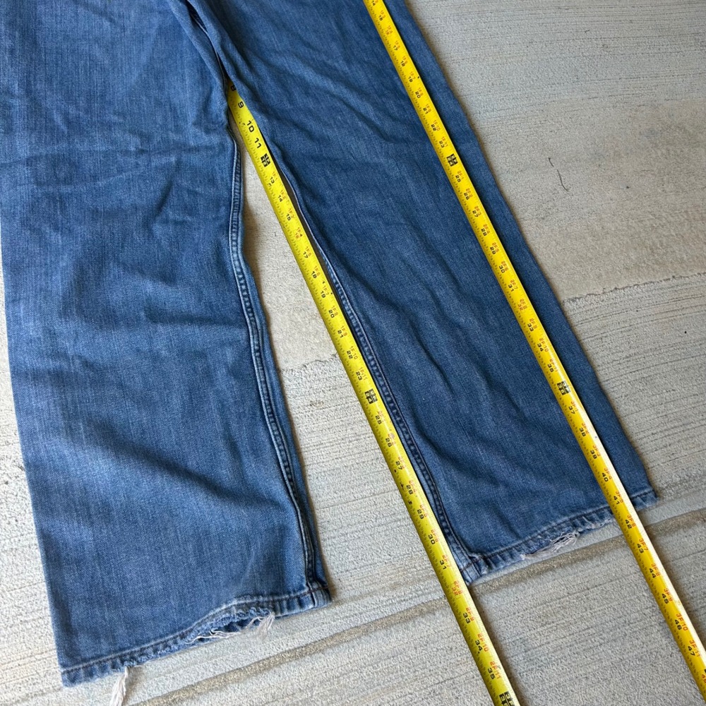 Vintage 2000s Y2K Old Navy baggy bootcut Blue faded Jeans - Picture 6 of 6